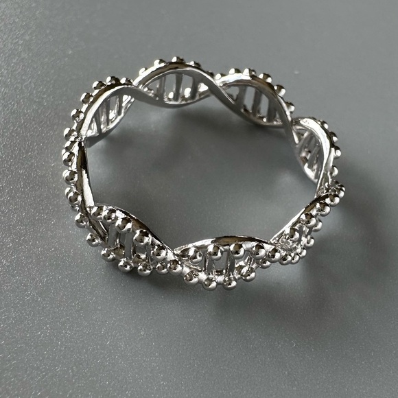 Sterling Silver DNA Infinity Band - Picture 9 of 9